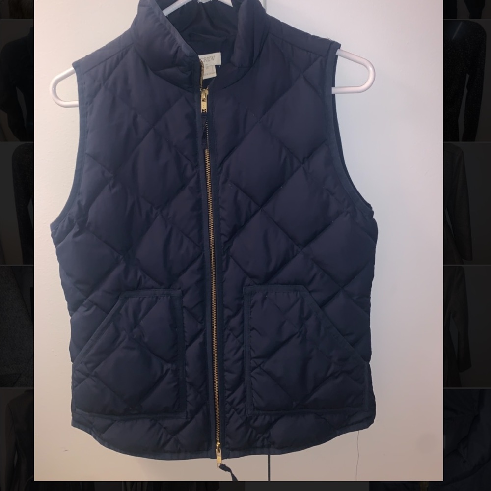 Jcrew Navy Blue vest size XS
